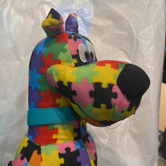 Scooby Doo plush 12” puzzle Pice print - Picture 2 of 8